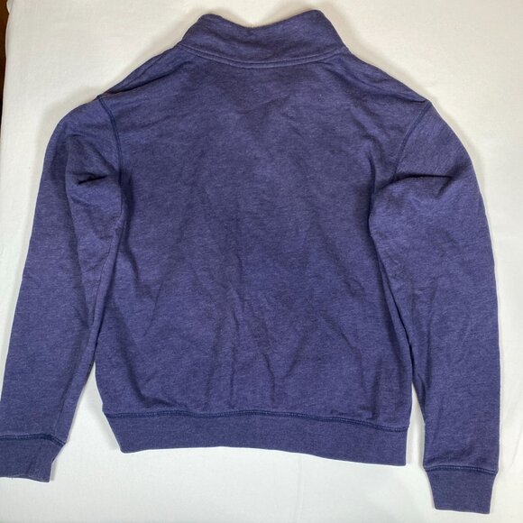Victoria's Secret PINK 1/4 Zip Long Sleeve Pullover S Cotton Blend Blue - Picture 6 of 6